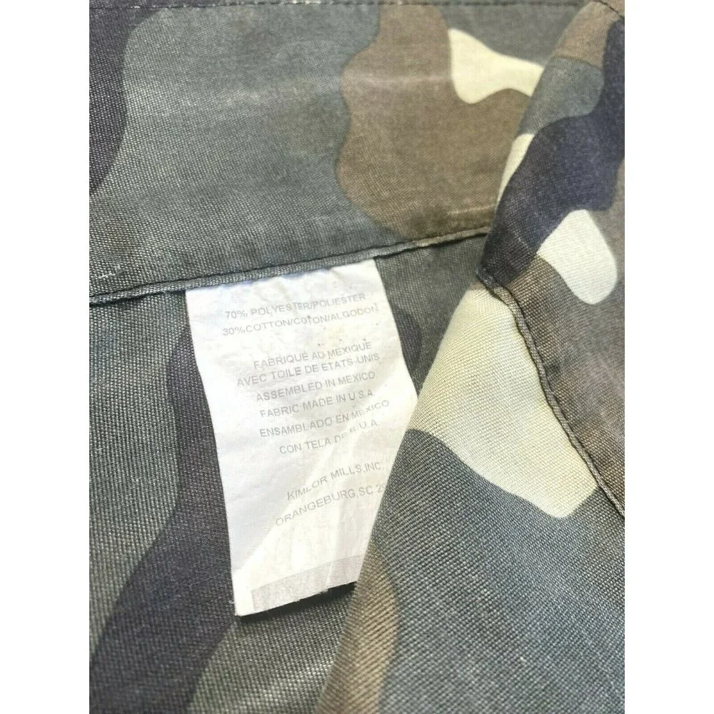 Vintage Camo Army Valance Curtain Hunting Mens boy
